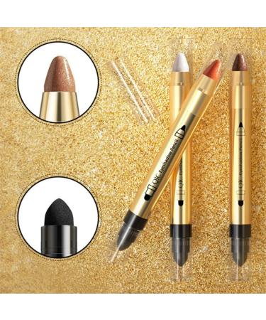 Go Ho Brown Highlighter Eyeshadow Stick - Cream-to-Powder Eye Brightener Crayon Pen - Shimmer Brown 03 - Buy Online on GoSupps.com