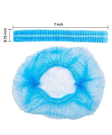 24-Pack Disposable Bouffant Caps Hair Net Head Cover Nets - Buy Online on GoSupps.com