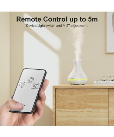 Maxcio Alexa Aroma Diffuser | 400ml Ultrasonic Essential Oil Diffuser | Smart Home Compatible with Alexa & Google Home | Remote Control Timer 7-LED Colors - Buy Online on GoSupps.com