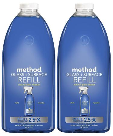 Method Glass & Surface Refill, Mint, 68 oz, 2 pk