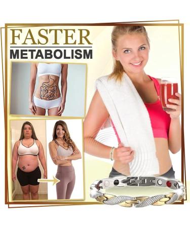 Buy Pipihome Magnetic Hard Tape & Elegant Magnetic Therapy Bracelets - Anti-Fatigue Slimming for Men & Women | Improve Blood Circulation & Lose Weight - Buy Online on GoSupps.com