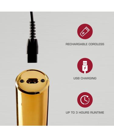 KISS Ultra-Cut Precision Carbon Steel Blade Cordless USB Hair Clipper High Torque Motor Lithium Ion Battery 110v-240v LCD Battery Display 3 Hours Runtime 20 Pieces - Buy Online on GoSupps.com