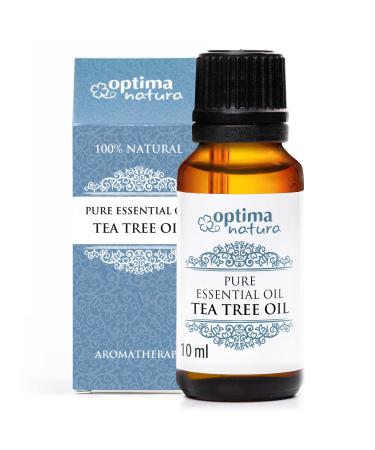 Tea Tree Oil Optima Natura 100% Pure Natural Essential Tea Tree Oil Against Acne Anti-Pimples 10ml Fresh 10 ml (Pack of 1)