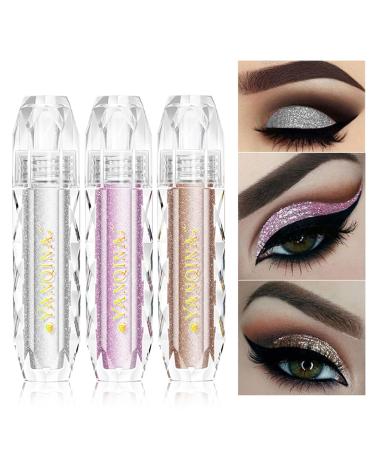 JUNRUO Liquid Glitter Eyeshadow - Mermaid Tears | Waterproof, Long Lasting, Sparkling Eye Makeup for Women & Girls - Buy Online on GoSupps.com