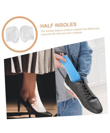 Arch Support Inserts for Men | Half Pad for Flatfoot Relief | Portable & Replaceable | Outdoor Arch Support - 8.70x6.80x0.60CM - Buy Online on GoSupps.com