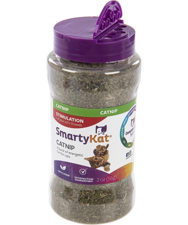 SmartyKat Catnip Shaker Canister - 2oz | Premium Catnip for Cats & Kittens - Buy Online on GoSupps.com