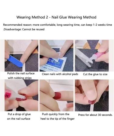 KEMKEY Rose Red System Black Gradient Square Diamond Europe And The United States And The United States Nail Wear Nail Products(Large) 1 count (Pack of 1) - Buy Online on GoSupps.com