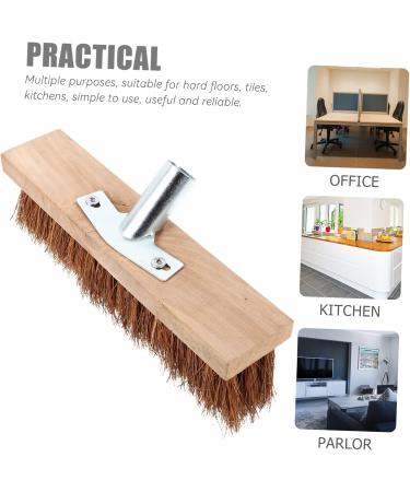 Healeeved Kitchen Bristle Floor Brush with Handle - Efficient Floor Cleaning Tool for Easy Exchange - Buy Online on GoSupps.com