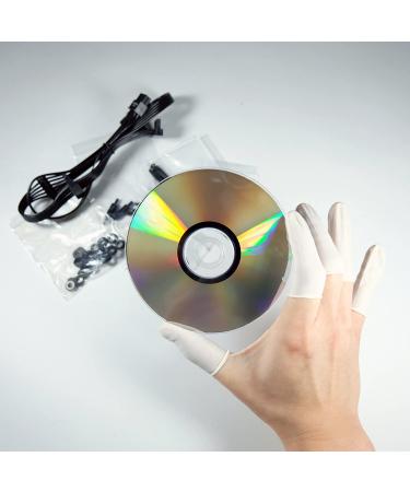 200 Large Disposable Latex Finger Cots - Anti-Static Rubber Gloves for Electronic Repair, Painting, Jewelry Cleaning - Buy Online on GoSupps.com