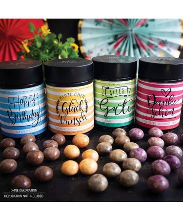 Hallingers Happy Birthday Gourmet Licorice 150g - Perfect Gift for Mother's Day & Father's Day | Spiced Chocolate Treats & Birthday Congratulations - Buy Online on GoSupps.com