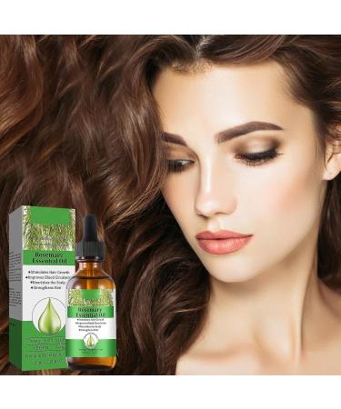 Rosemary Hair Oil(60ml) Rosemary Oil for Hair Growth Diluted Rosemary Essential Oils for Hair Loss & Skin Care Strengthens Hair Nourishes Scalp Hair Loss Improve Oil for Women and Men - Buy Online on GoSupps.com