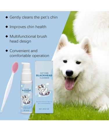 Cat Chin Kit Gently Chin Blackheads with A Cleansing Brush Free Nourishing The Soft and Chin of Cats 30ML White One Size - Buy Online on GoSupps.com