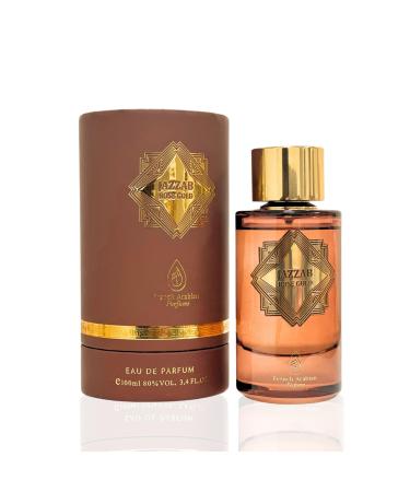 Jazzab Rose Gold Arab Perfume 100ml Rose Woody Amber Oud Perfume For Her Eau De Parfum 100ml Fresh Scent Spray for Women