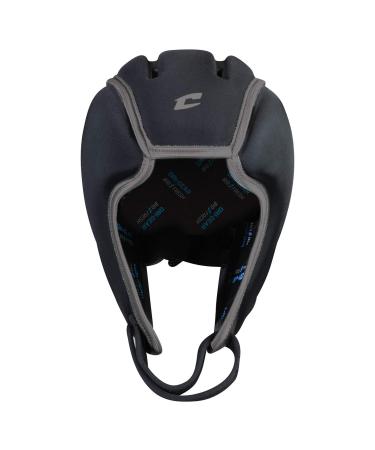 CHAMPRO 7 on 7 Series Soft Shell Headgear, Black and Graphite Large