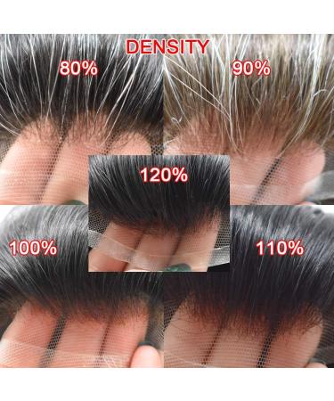 NLW Mens toupee human hair replacement System European human hair Swiss Lace hair piece toupee for men 10x8" base #2 Dark brown #2 deep brown - Buy Online on GoSupps.com