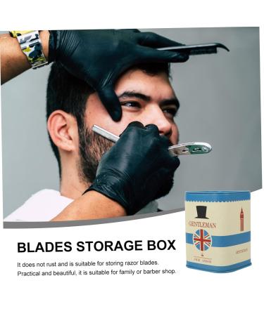 Buy Minkissy Fall 3-St Blade Storage Box - Sound Bank & Razor Waste Container (3pcs 7.6x7.6cm) - Easy Donor Iron Blue - International Shipping Available - Buy Online on GoSupps.com