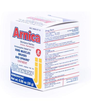 Nartex Arnica Montana Ointment Jar - 0.98 Ounce | Soothing Relief for Aches and Pains - Buy Online on GoSupps.com