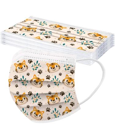 NcQifei 50 PCS Children s Disposable 3-Layer Face Masks with Cute Cartoon Designs - Breathable Mouth & Nose Protection for Kids - Buy Online on GoSupps.com