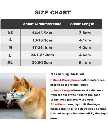 Soft Nylon Dog Muzzle - Anti-Bite & Anti-Barking - Perfect for Small Medium & Large Dogs (XL Blue Flower Design) - Buy Online on GoSupps.com