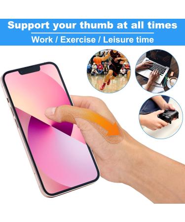 Thumb Support Tape for Arthritis | 14 Sheets (28 PCS) - Self-Adhesive Protecting Straps for Pain Relief & Joint Support - Buy Online on GoSupps.com