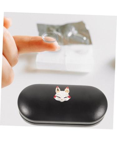 Solustre 1 Set Box Hartschale - Reusable Multi-Purpose Glasses Holder & 2-in-1 Glasses Case for Contacts - Leather Organizer 16x7cm - Buy Online on GoSupps.com