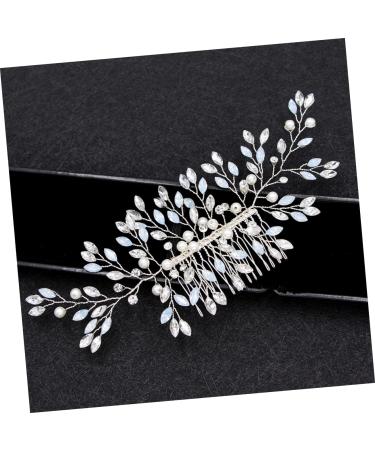 Ipetboom Bridal Side Comb Crystal Headpiece Bridal Hair Clip Wedding Headpiece Rhinestone Headpiece Mothers Headpiece Wedding Hair Clip Crystal Hair Comb Accessories Bride Pearl - Buy Online on GoSupps.com