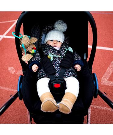 HAOSEA Baby Stroller Car Seat Strap Covers - 2 Piece Soft Belt Cushion for Newborns, Infants & Kids (Black) - Buy Online on GoSupps.com