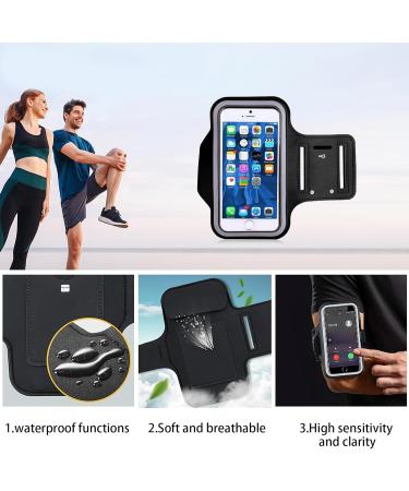 Waterproof Sports Arm Phone Holder for Jogging - Adjustable Running Cell Phone Bag (Up to 7 inches) - Buy Online on GoSupps.com