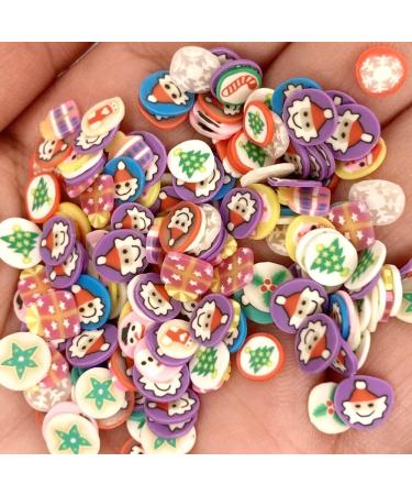 RT 50g Mix Christmas Santa Head Slices Polymer Clay Sprinkles for DIY Crafts Nail Art Decoration Tiny Cute Plastic klei Accessories Y425 (Color : Christmas Mix) - Buy Online on GoSupps.com