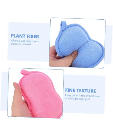 Housoutil 16 Pcs Children s Bath Sponge Set - Double Sided Body Scrubber Shower Loofahs Face Powder Puff - Eco-Friendly Plant Fibres - Perfect for Kids 14.5x9.5cm - Buy Online on GoSupps.com