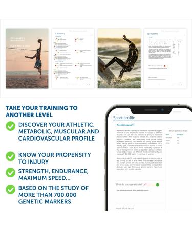24Genetics DNA Test for Sports | Free Descent Analysis | Discover Your Genetic Predisposition & Metabolic Profile - Buy Online on GoSupps.com