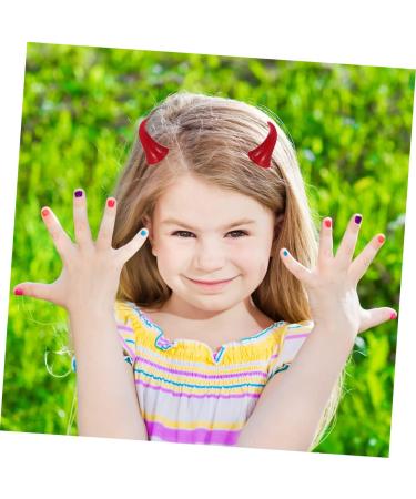 COLLBATH 3 Pairs Halloween Decorative Barrettes Halloween Hairpins Devil Hair Products Devil Horn Hair Clips Red Hair Clips Little Horn Hair Barrettes Halloween Hair Accessories - Buy Online on GoSupps.com