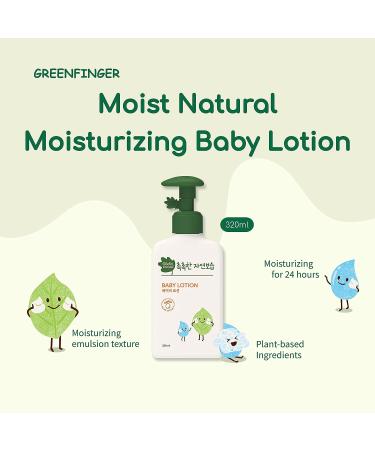 Green Finger Natural Moisturizing Baby Lotion 10.82 fl oz (320ml) - Gentle Hydration for Baby's Skin - Buy Online on GoSupps.com