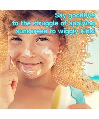 Buy Sunscreen Applicator for Kids - 2 Pack BPA-Free Sunblock Buddy Brush with Protective Caps | Skin-Friendly Sun Cream for Babies - Buy Online on GoSupps.com
