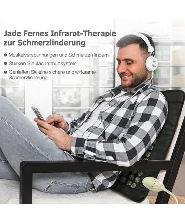 Premium Heating Cushions - Jade & Tourmaline Far Infrared Therapy for Muscle & Joint Pain | EMF-Free Intelligent Control Overheating Protection - Shop Internationally! - Buy Online on GoSupps.com