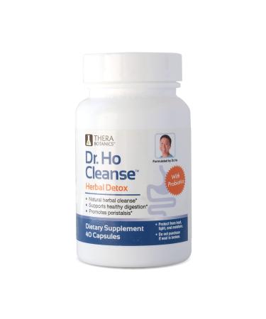 Dr Ho's Herbal Detox with Probiotics | Reduce Toxins and Impurities | Helps Cleanse Your Colon Kidney Bladder & Urinary Tract | Safe and Natural Supplements for Men and Women