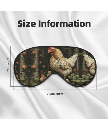 Buy SSIMOO A Brood of Chickens Sleep Mask - Adjustable Breathable & Fashionable Eye Mask for Comfortable Sleep | International Shipping Available - Buy Online on GoSupps.com