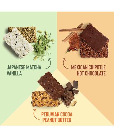 Mezcla Vegan Plant Protein Bars Variety Pack - Gluten-Free, Non-GMO, Soy-Free - 10g Protein - 8-Pack - Buy Online on GoSupps.com