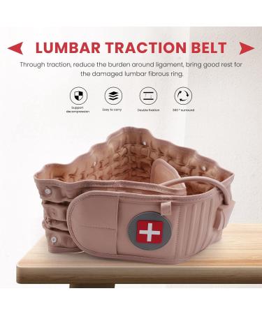 Siaosi Back Decompression Belt - Lumbar Support Waist Bandage for 29-49 Waist | Spinal Traction Extender | Perfect Gift - Buy Online on GoSupps.com