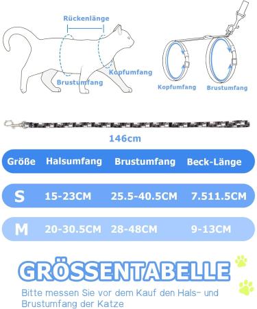 Supet Adjustable Cat Dishes Set Safe & Stylish Bowls for Large & Small Cats Includes Kitten Dishes & Walking Leash (Black Size M) - Buy Online on GoSupps.com