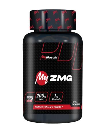 MyMUSCLE - My ZMG - Zinc + Magnesium + Vitamin B6 + GABA High Dosed Formula - 60 Capsules