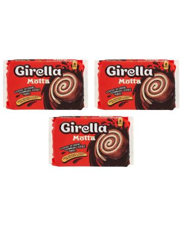 Motta Girella Snack Sweet Oven Baked Cocoa Filling - Sweet Pastry with Cocoa Filling (8 x 35 g) - 280 g