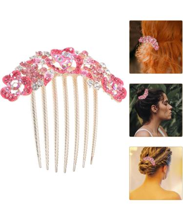 PATKAW Flower Hair Comb Wedding Bridal Hair Comb Clip Wedding Hair Styling Hair Comb - Buy Online on GoSupps.com