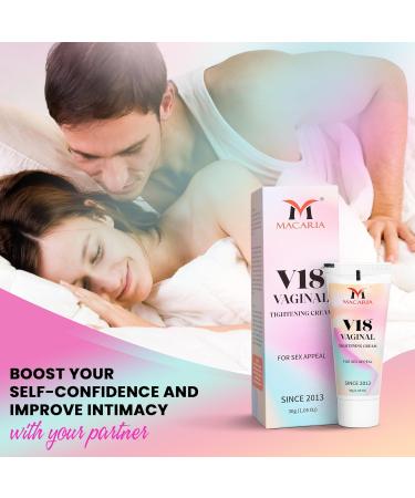 MACARIA V18 Herbal Feminine Firming Cream with Natural Plant Extracts for Tightening & Tone - Buy Online on GoSupps.com