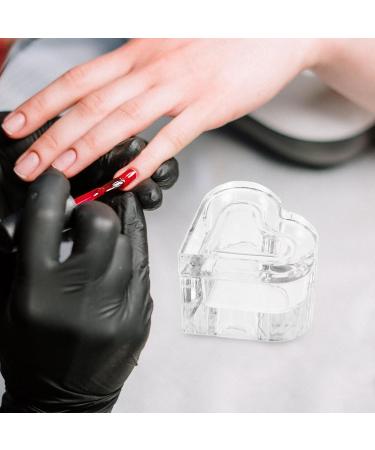 Healeved Crystal Glass Nail Dappen Cup with Lid Acrylic Liquid Powder Bowl Monomer Dish Glass Crystal Cup Glassware Tools for Acrylic Nail Art Transparent Kit - Buy Online on GoSupps.com