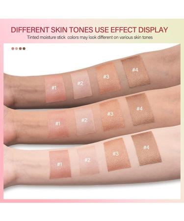 Highlighter Makeup Stick - Waterproof Glitter Cream Highlighter - Bronzer Contour Face Makeup - Long-lasting 3-in-1 Multi Uses for Face Body Eyeshadow (2#soft glow) 2#soft glow 1 g (Pack of 1) - Buy Online on GoSupps.com