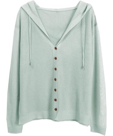 Gefomuofe Cardigans for Women Long Cardigan Lightweight Loose Cardigan Summer Elegant Flowers Printed Long Sleeve Elegant Casual Shoulder Jacket Sun Protection Shirt Holiday Beach Blouse Green One Size - Buy Online on GoSupps.com