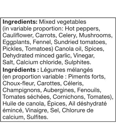 Regina Molisana Hot Antipasto Hot Mixed Vegetables 375 milliliters - Buy Online on GoSupps.com