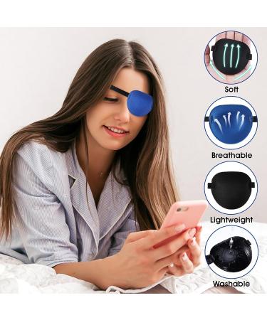 Ouligay Adjustable Eye Flaps for Amblyopia Recovery - Comfortable Medical Eye Masks for Adults & Children (2-Pack) - Buy Online on GoSupps.com