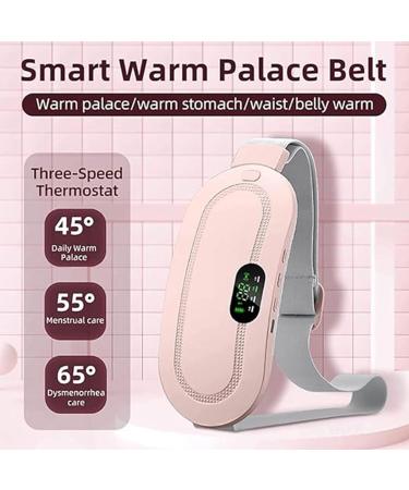 Shaple Reusable Heated Hip Belt - Warm Waist & Body Support with 3 Heating Levels for Pain Relief | Swelling Back Neck Ankle Knee | Pink - Buy Online on GoSupps.com